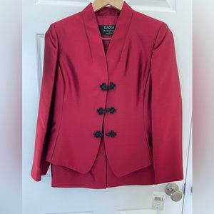 NWT Dana Buchman 100% silk skirt suit set